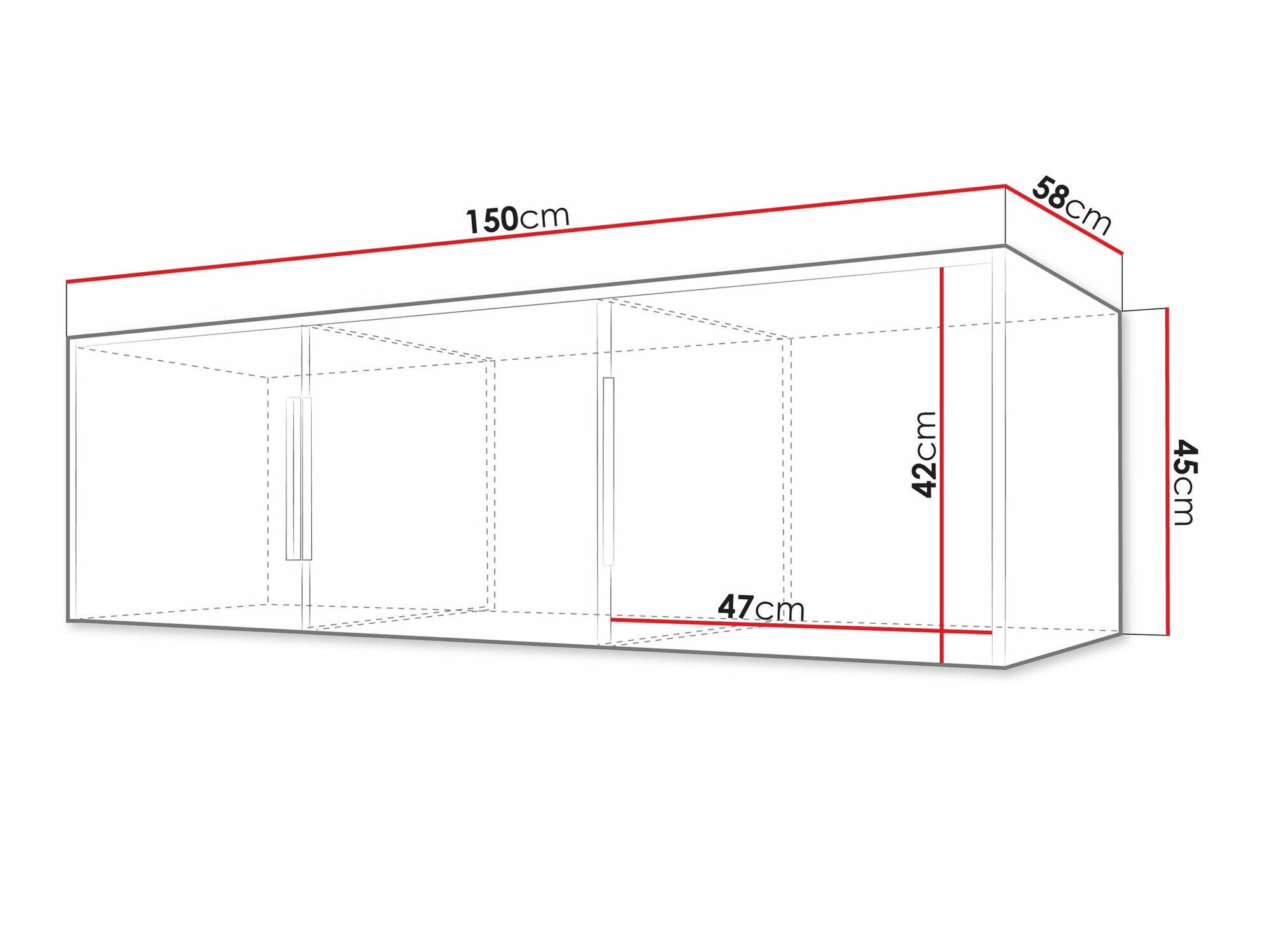 Skænk Enolevo 105 (Hvid + Wotan eg)
