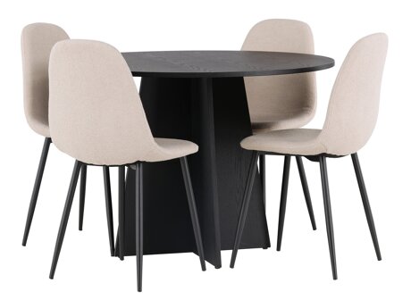 Eetkamerset Dallas 4454 (Beige)