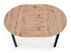 Table Houston 961 (Chêne Artisan + Noir)