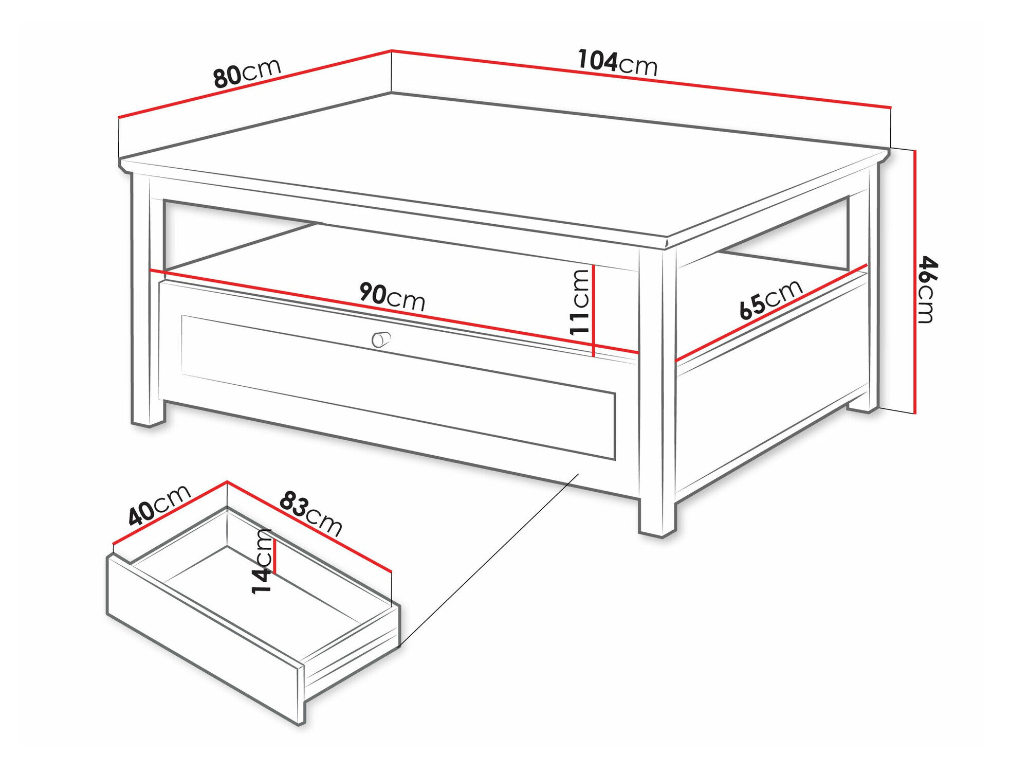 Sofabord Comfivo Custos