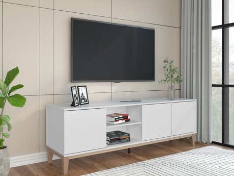 TV-állvány Felmelo 104 (Fehér)