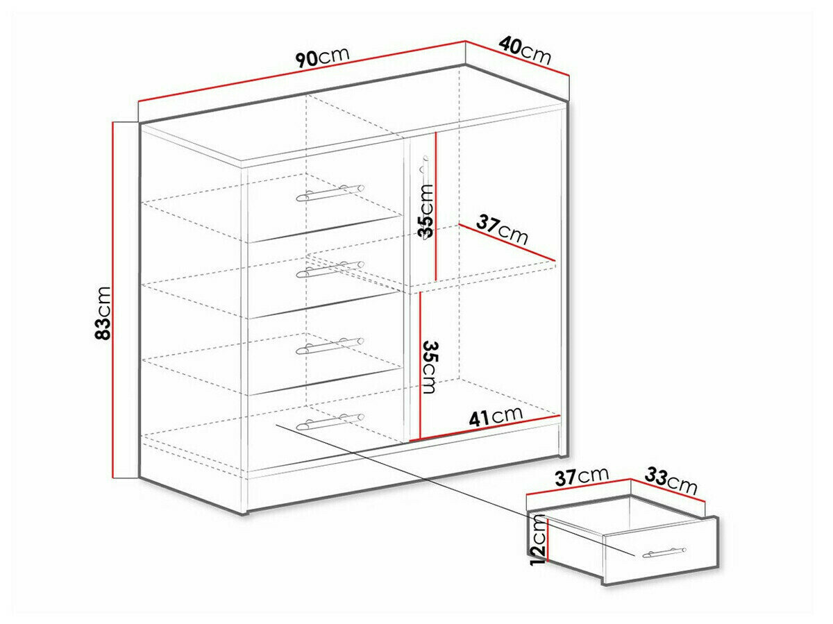 Kommode Cavmero 108 (Artisan eg)