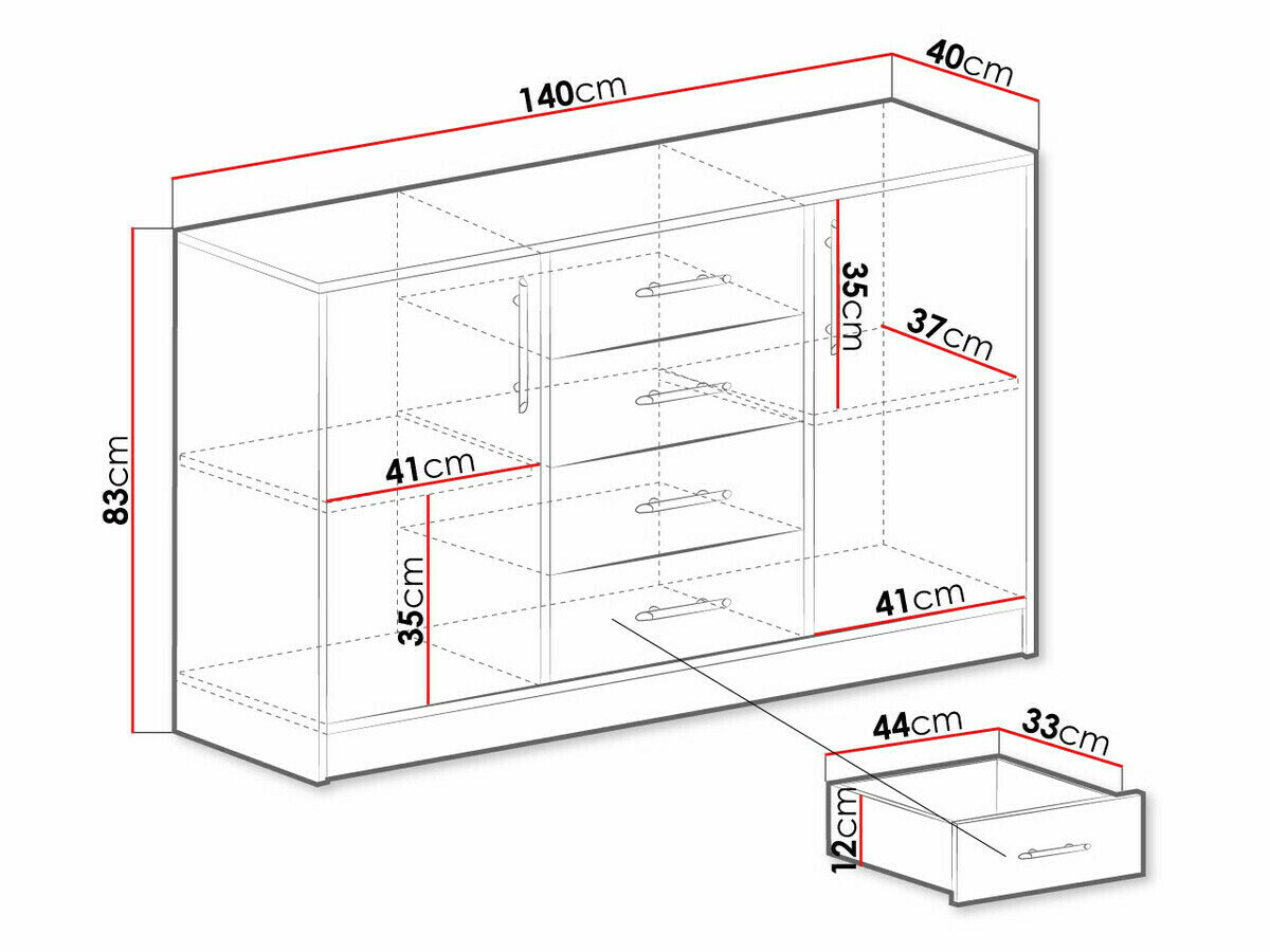 Kommode Cavmero 109 (Artisan eg)