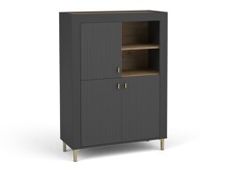 Boekenkast Mormavu 105 (Matzwart)