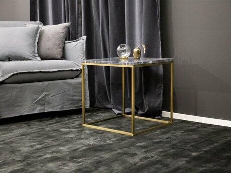 Salontafel Dallas 178 (Zwart marmer + Messing)
