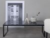 Salontafel Dallas 179 (Grijs marmer + Zwart)