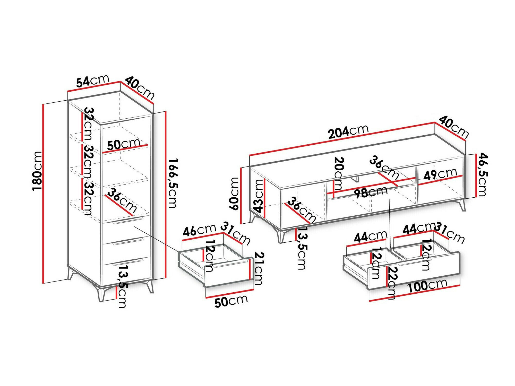 Stuemøbelsæt Comfivo Citrus I