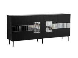 Aparador Kailua 2202 (Negro + plata)