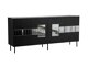 Aparador Kailua 2202 (Negro + plata)