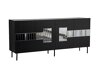 Aparador Kailua 2202 (Negro + plata)