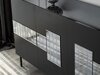 Aparador Kailua 2202 (Negro + plata)