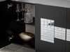 Aparador Kailua 2202 (Negro + plata)