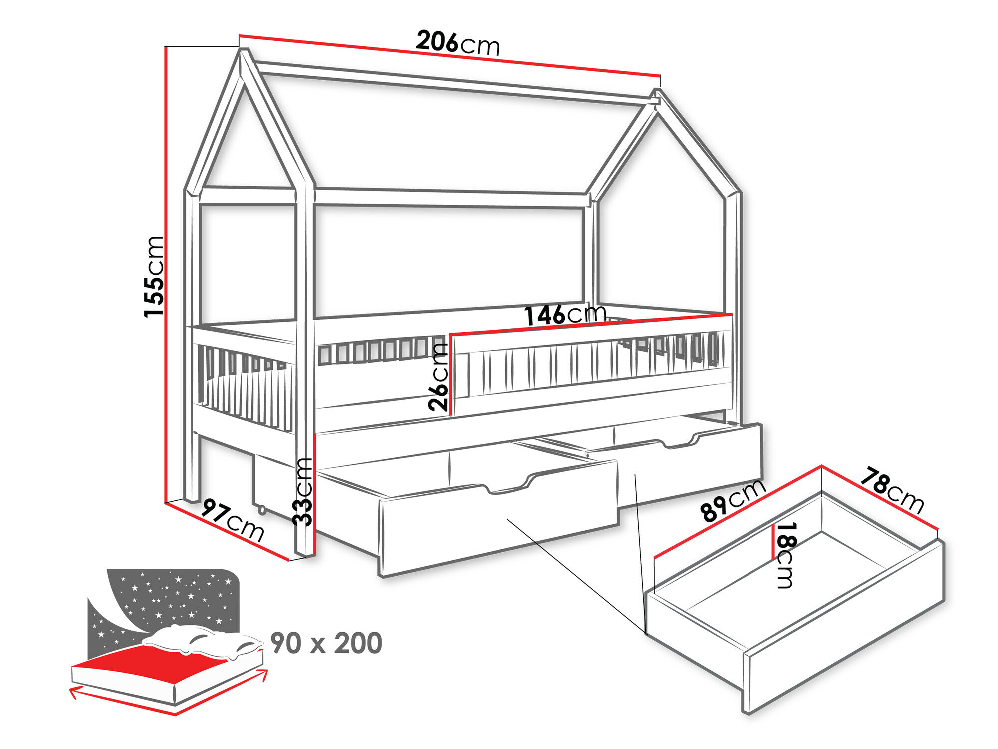 Bed Henderson 167 (Beuk)