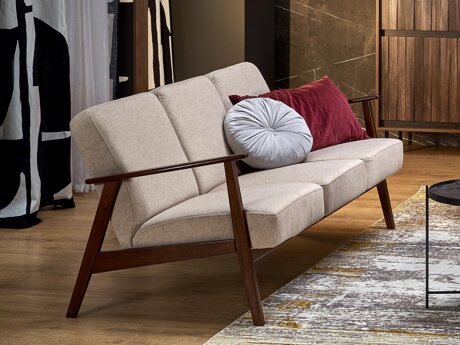 Sofa Houston 2117 (Beige + Valnød)