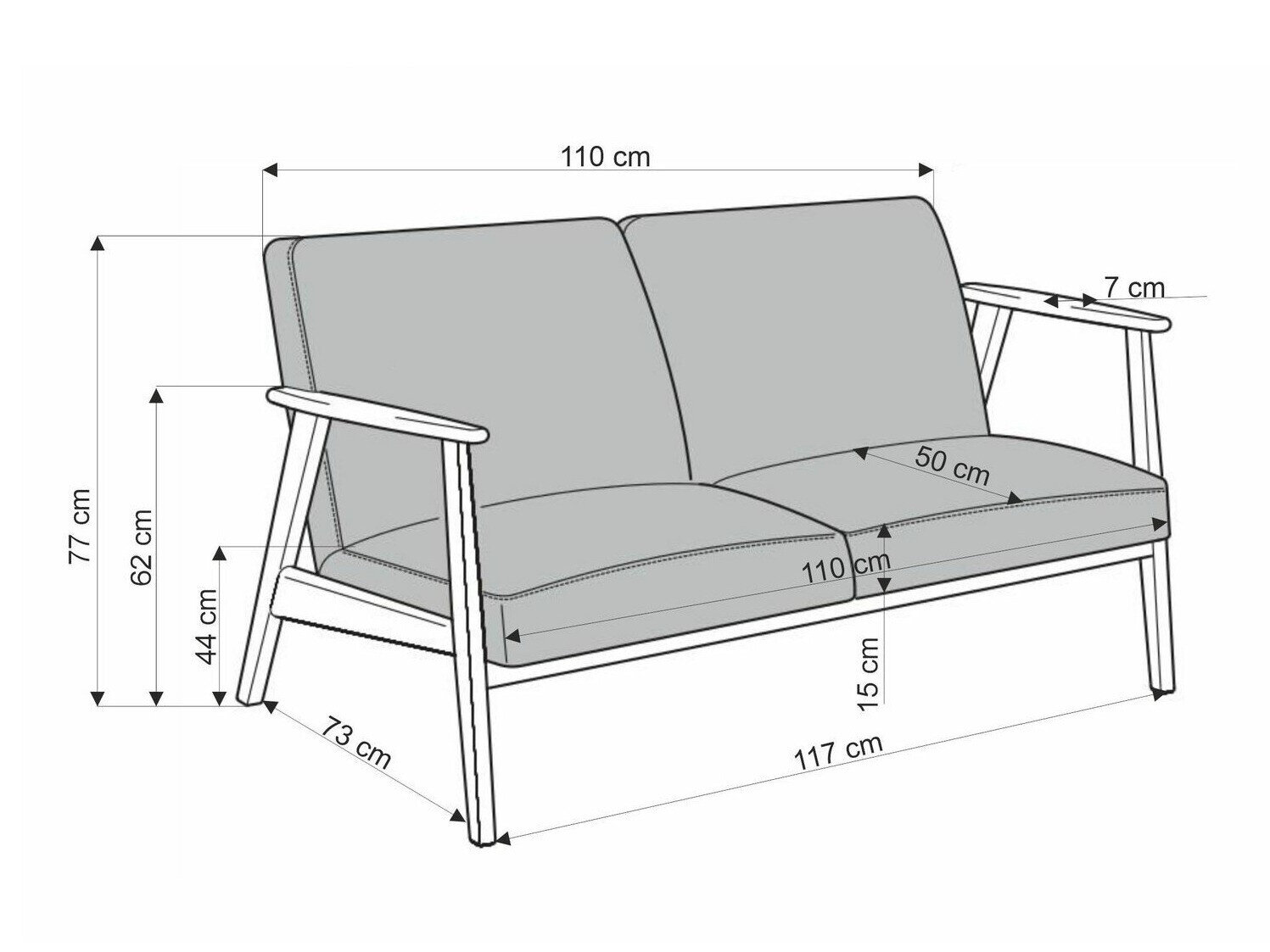 Sofa Houston 2144 (Castel 15)