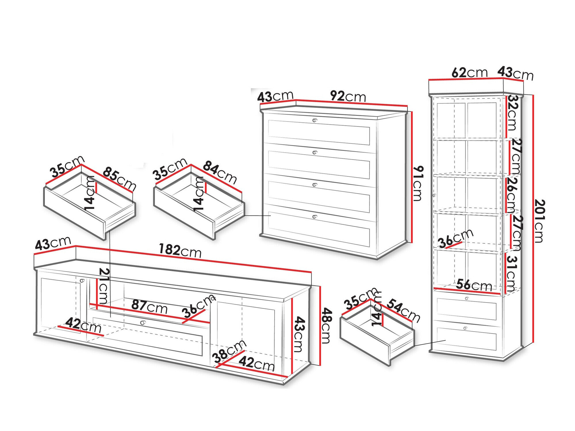 Stuemøbelsæt Comfivo Ruvlare 107