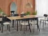 Tafel Houston 1751 (Zwart + Eiken)
