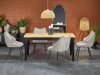 Tafel Houston 1751 (Zwart + Eiken)