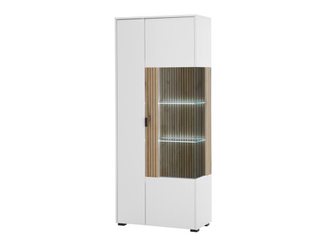 Boekenkast Belmelu 103 (Wit + Eiken)