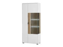 Boekenkast Belmelu 103 (Wit + Eiken)