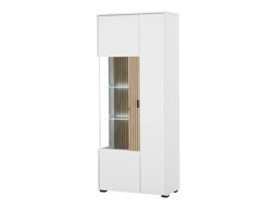 Boekenkast Belmelu 103 (Wit + Eiken)