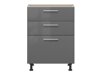 Modulaire kast met lades Tiffa Grey 142