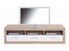 TV-meubel Romfera 103 (Wit + San Remo eik)