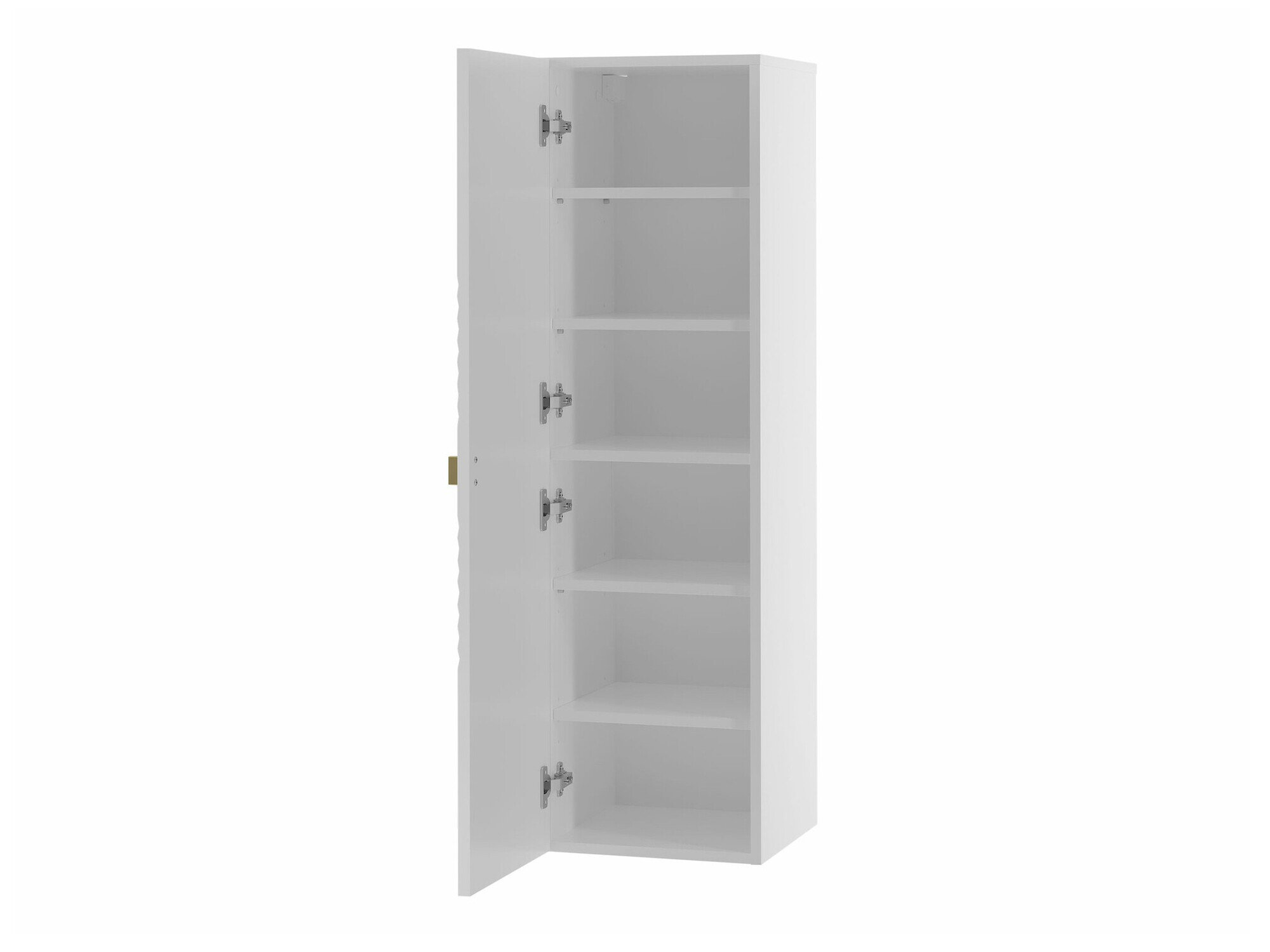 Wand badkamermeubel Natar (Zwart + Glanzend zwart)