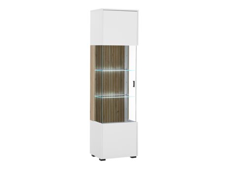 Boekenkast Belmelu 104 (Wit + Eiken)