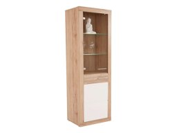 Boekenkast Romfera 111 (Wit + San Remo eik)