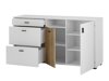 Cómoda Belmelu 107 (Blanco + Roble)