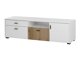 TV-bord Belmelu 105 (Hvid + Egetræ)