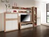 TV-meubel Romfera 102 (Wit + San Remo eik)