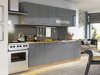 Modulaire spoelbakkast met deuren Tiffa Grey 125