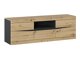 TV-meubel Venlori 121 (Antraciet + Artisan eiken)