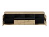 TV-meubel Venlori 122 (Antraciet + Artisan eiken)