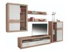 Woonkamerset Romfera 116 (San Remo eik + Wit)