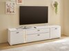 TV-meubel Avimavi 105 (Wit + Wotan eik)