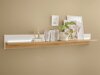 Estantería de pared Avimavi 111 (Blanco + Roble wotan)