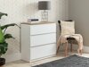 Ladekast Catelbi 101 (Wit + Eiken)