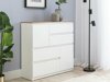 Ladekast Catelbi 105 (Wit + Eiken)