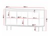 Dressoir Comfivo Coretro 100 (Zwart)