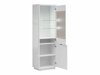 Boekenkast Fivale 102 (Glanzend wit + Wit)
