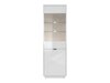 Boekenkast Fivale 102 (Glanzend wit + Wit)