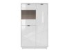 Boekenkast Fivale 103 (Glanzend wit + Wit)