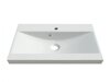Ensemble de salle de bain Sarasota 122 (Blanc + Blanc brillant)