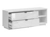TV-meubel Fivale 104 (Glanzend wit + Wit)