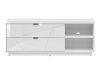 TV-meubel Fivale 104 (Glanzend wit + Wit)