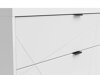 TV-meubel Fivale 104 (Glanzend wit + Wit)