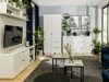 TV-meubel Fivale 104 (Glanzend wit + Wit)